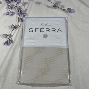 NIB SFERRA Vissio [ 1 Euro Continental] Pillow Sham Champagne‎ 26 x 26
